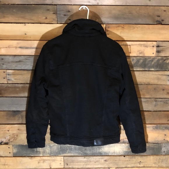 COPY - Hollister Sherpa Lined Denim Jacket - Picture 2 of 3